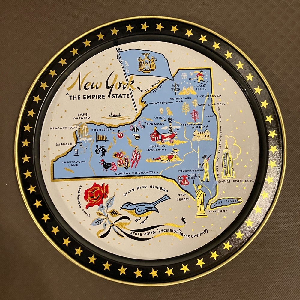 Vintage New York Souvenir Plate